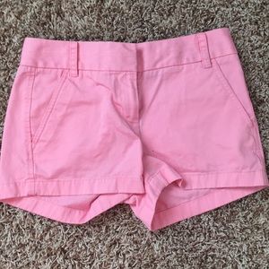 J Crew chino shorts pink